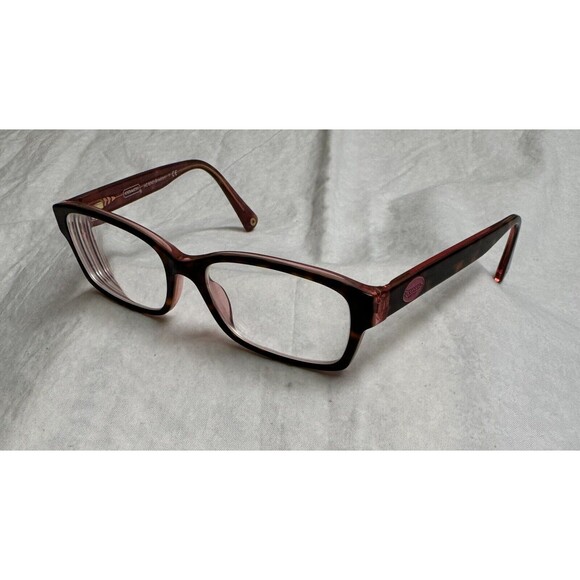 COACH HC6040 Brooklyn‎ 5115 Tortoise/Pink Eyeglasses 52/16 135, FRAMES ONLY - Picture 1 of 8